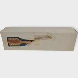 NEW Vintage FULLER Hair Brush Nylon Blonde Bristle 9 Rows‎ 6.5" Light Satinwood